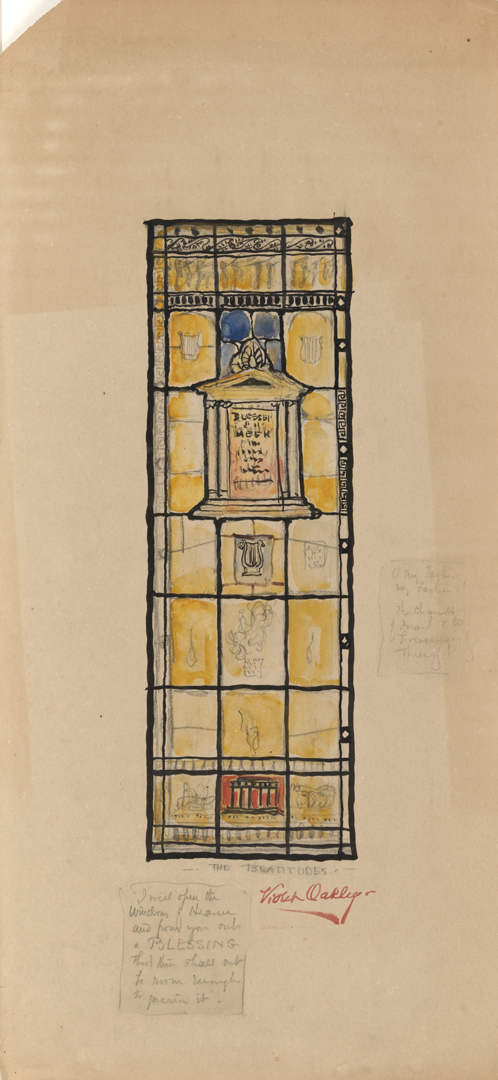 Study for "The Beatitudes" window