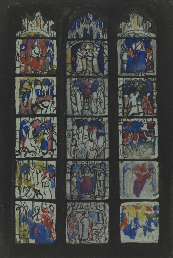 Study for the "Scenes from the Life of Christ" window (never completed)