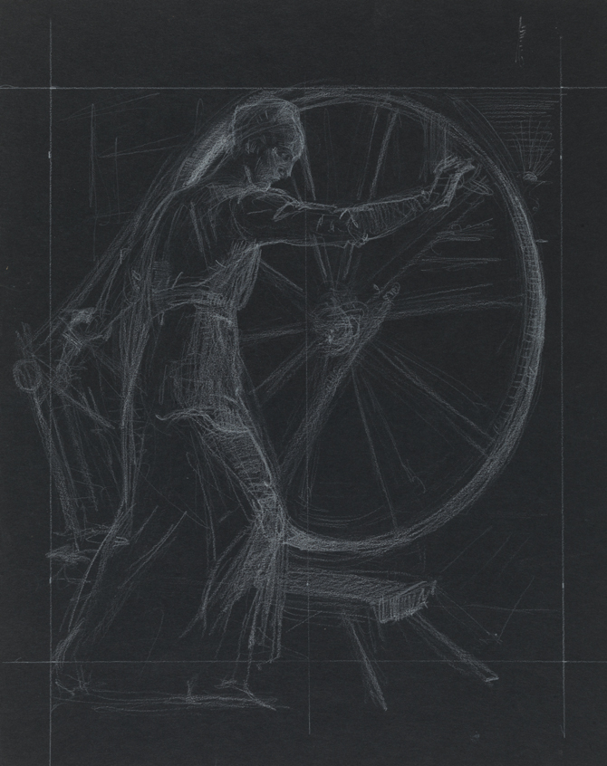 Christian Science Monitor, study for "I heard also..."