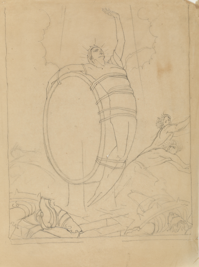 Christian Science Monitor, study for "Catherine of Alexandria"