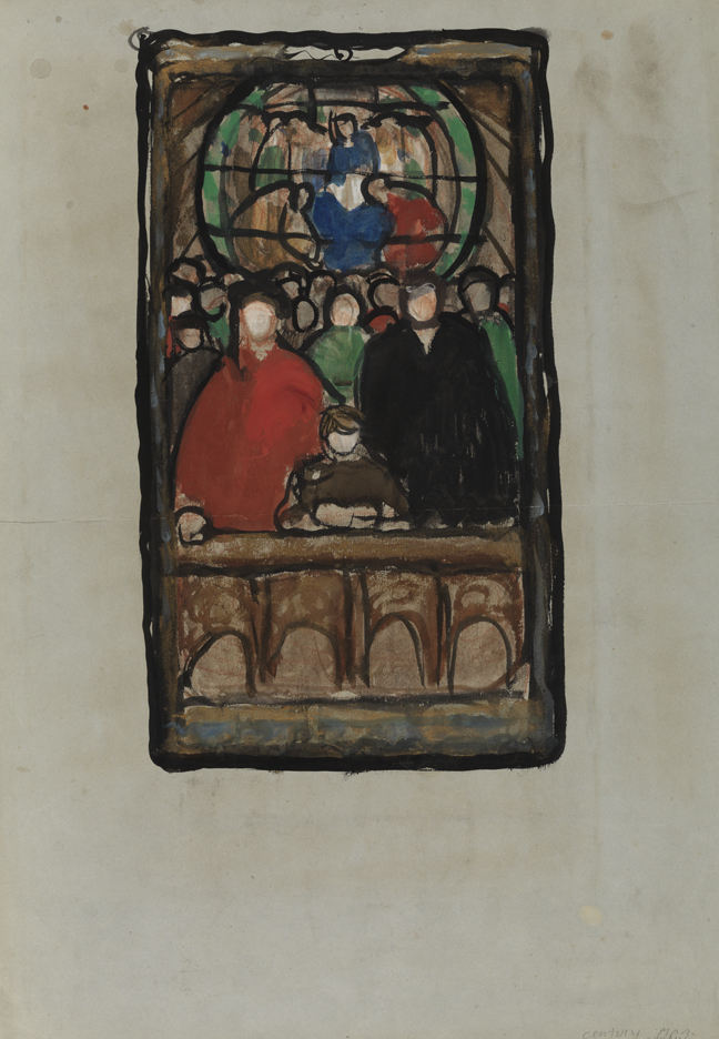 Century Magazine - April 1904, study for "The Easter Hymn"