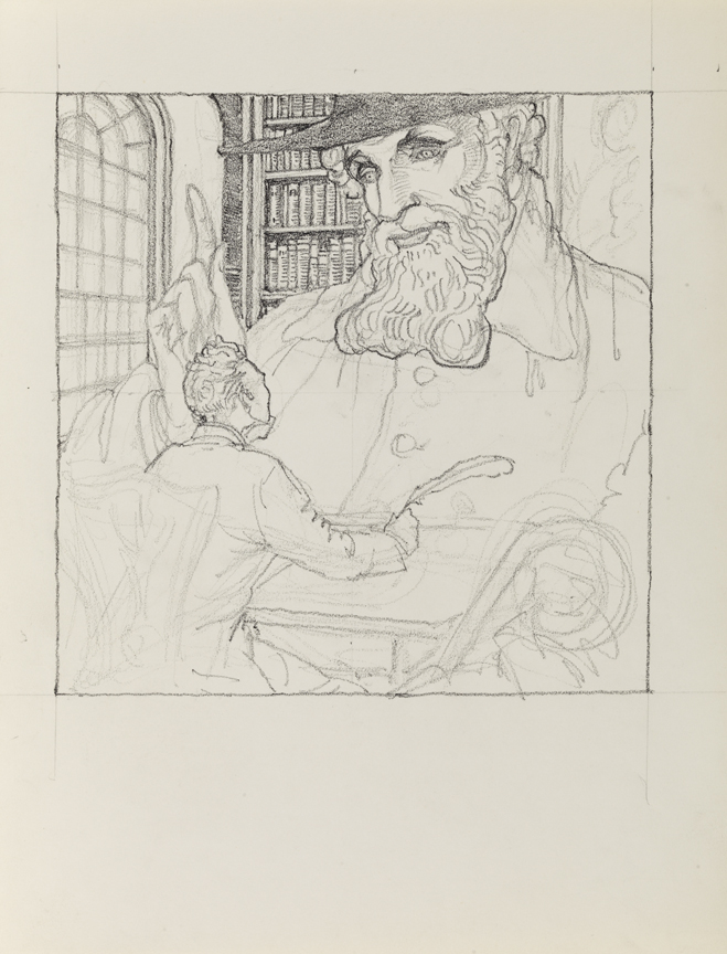 Christian Science Monitor, study for "Do they see equally?"