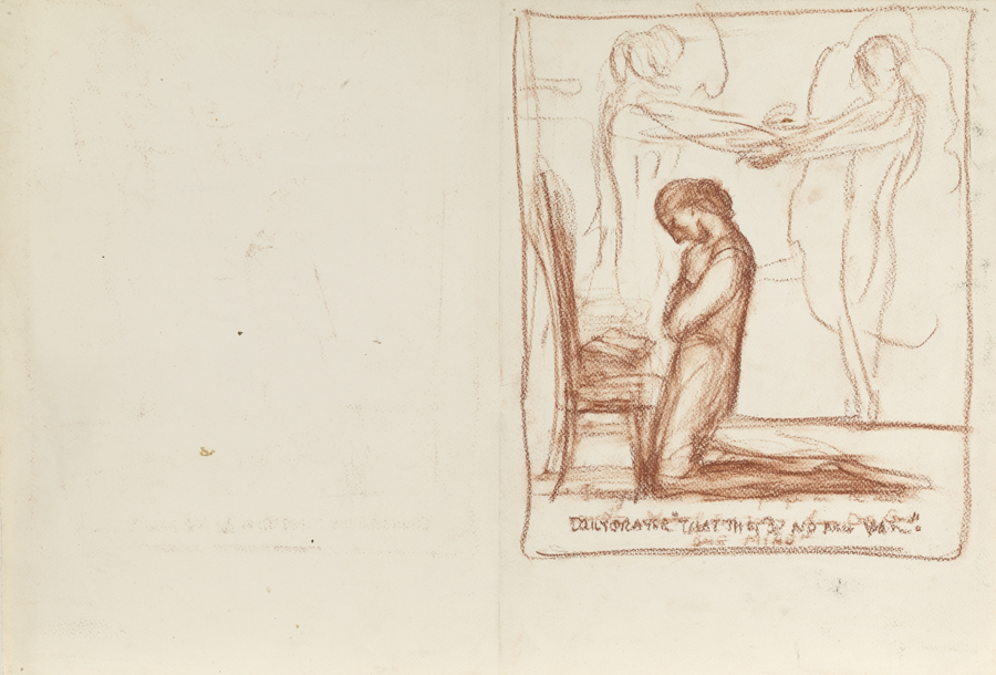 Christian Science Monitor, study (rough) for cover illustration