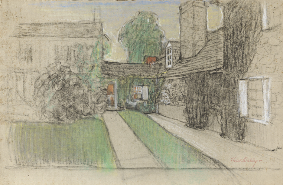 [View of lawn and house]