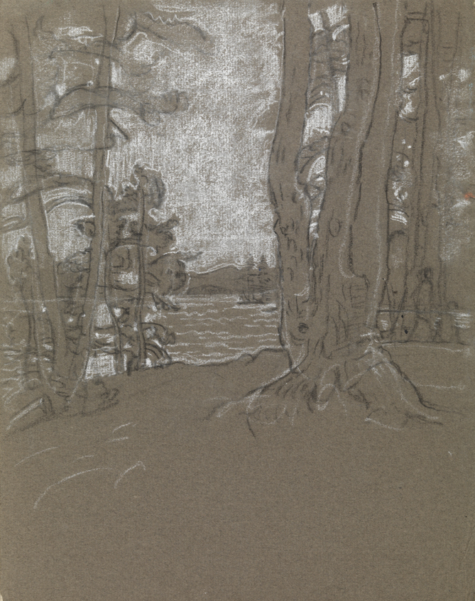 View of Elizabeth Island, Lake George