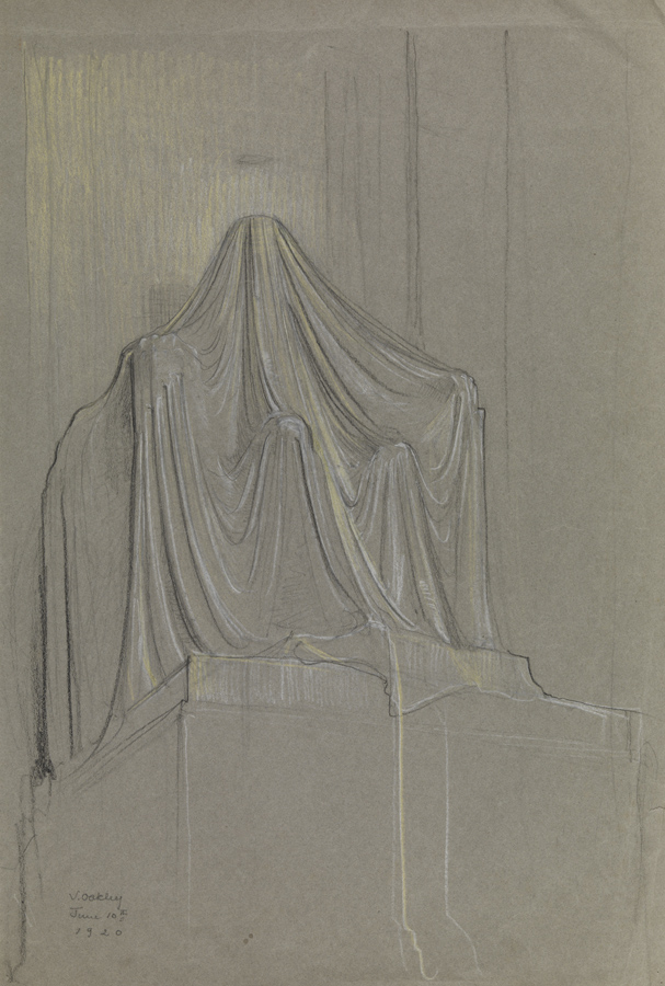 Statue of Lincoln in a Shroud