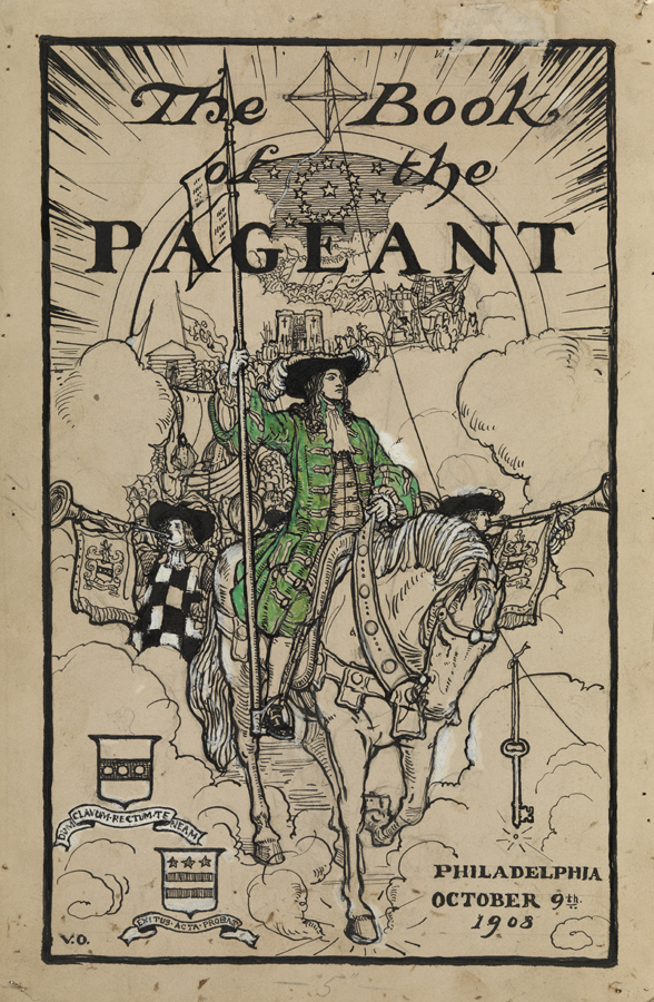 [Cover design for 'Book of the Pageant"]