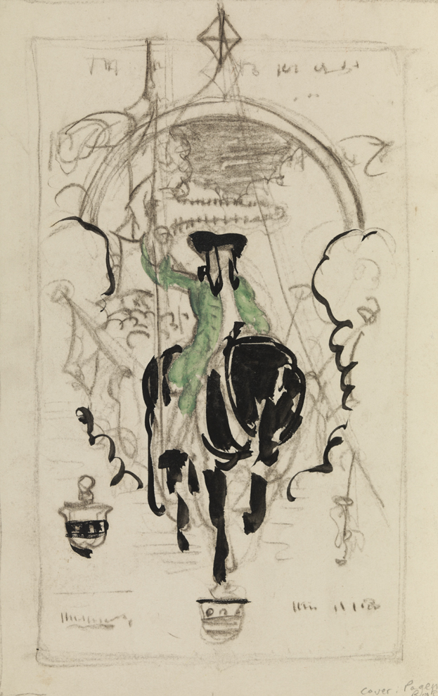 [Study for the cover design for "Book of the Pageant"]