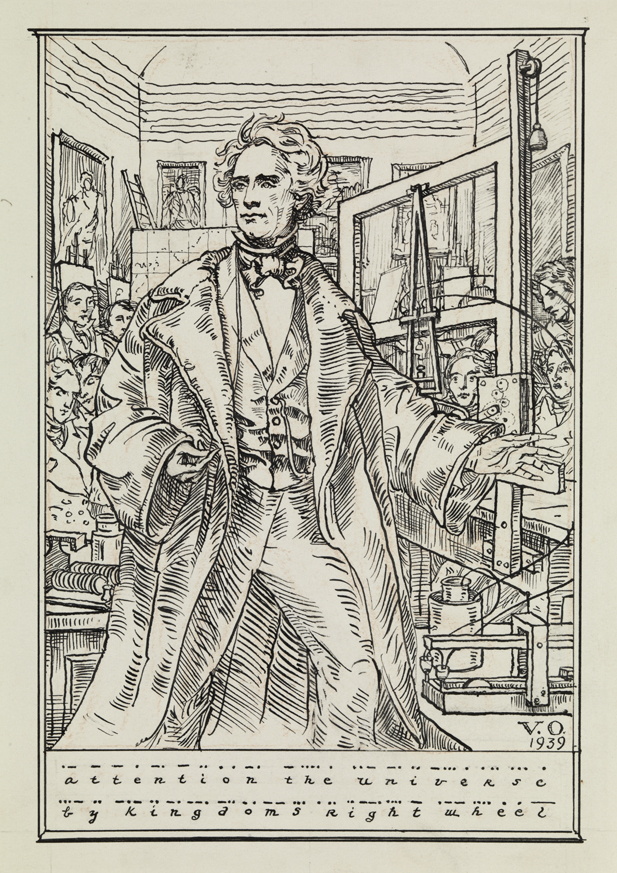 Samuel F.B. Morse, [study for  "Attention the Universe by Kingdoms Right Wheel", page 66]