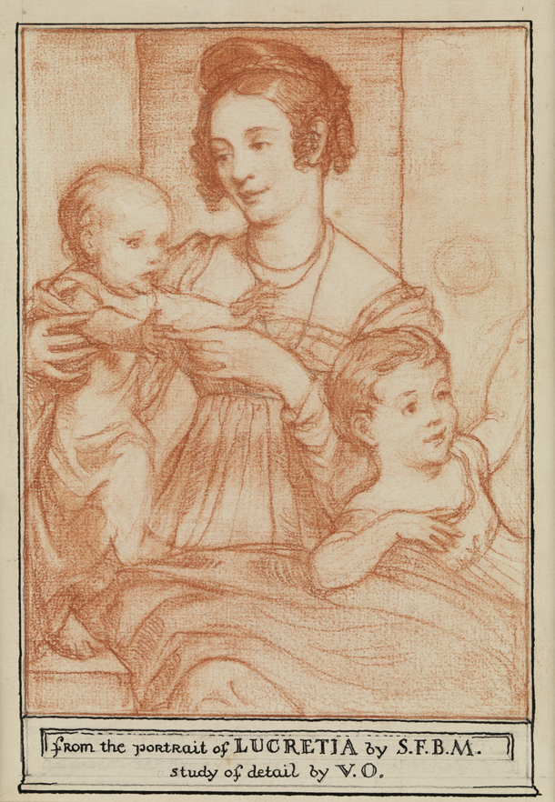 Samuel F.B. Morse, [study of portrait of Lucretia]