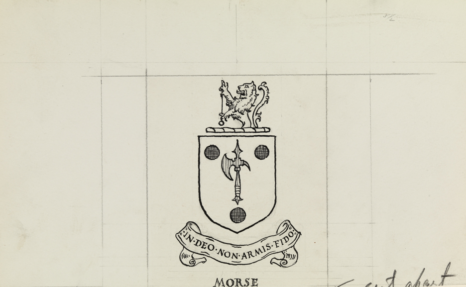 Samuel F.B. Morse, [study for Morse seal]