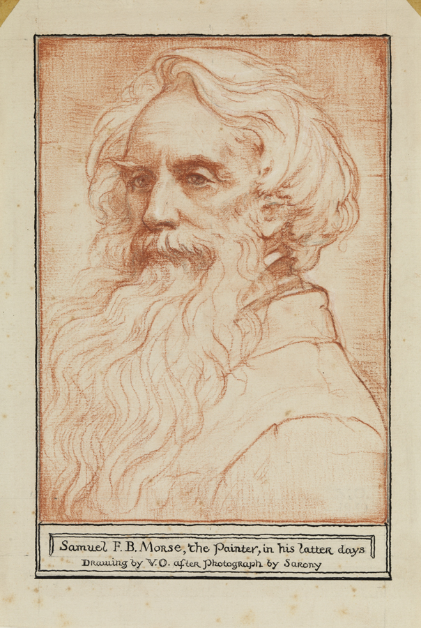 Samuel F.B. Morse, [study for portrait of Morse opposite title page]