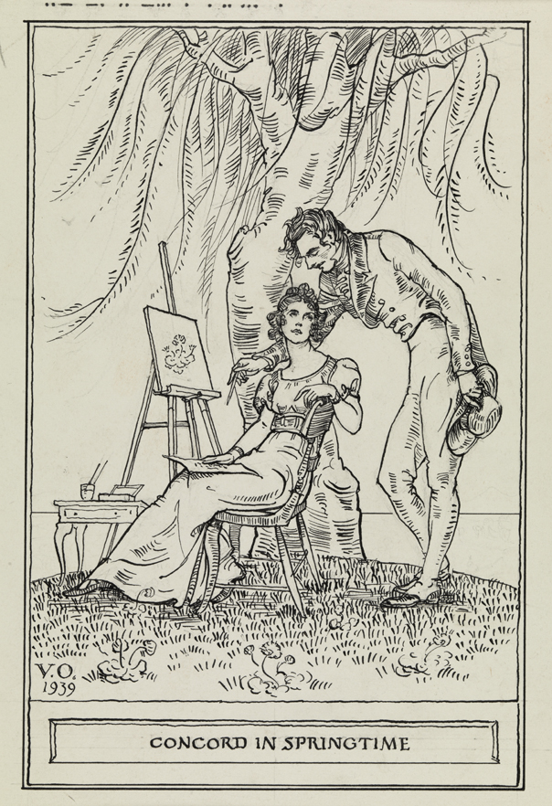 Samuel F.B. Morse, [study for "Concord in Springtime", page 16]