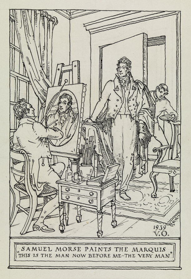 Samuel F.B. Morse, [study for "Samuel Morse paints the marquis"]