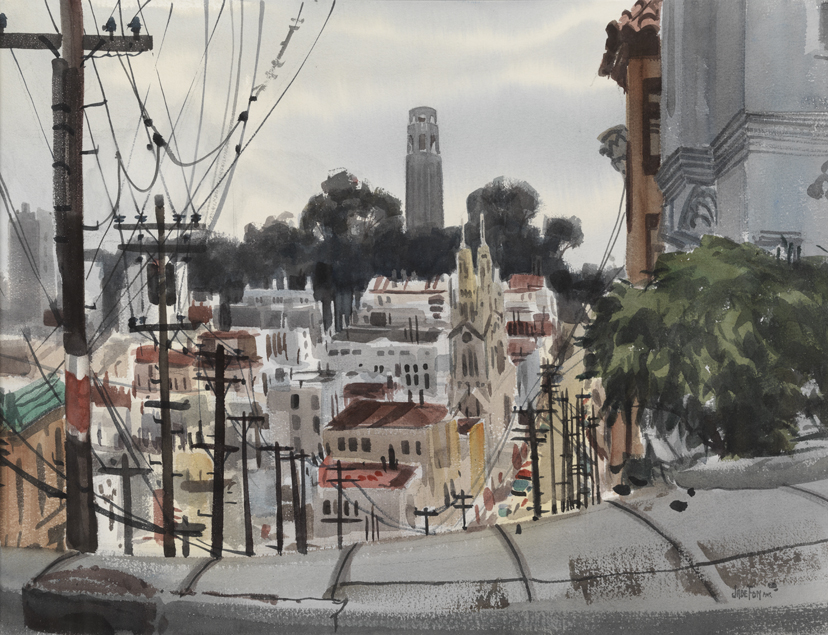 Coit Towers and St. Peters Church