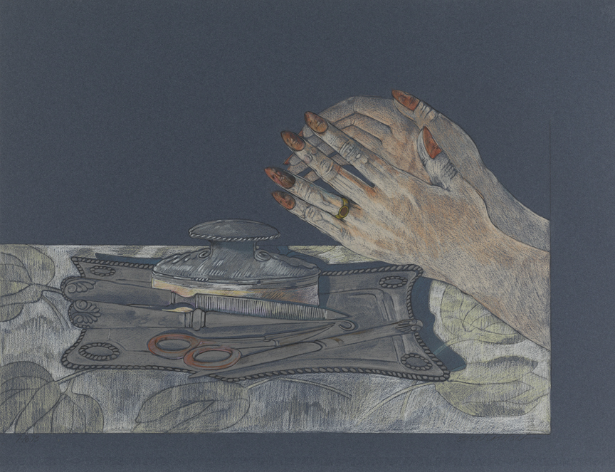 Untitled (fingernail faces)