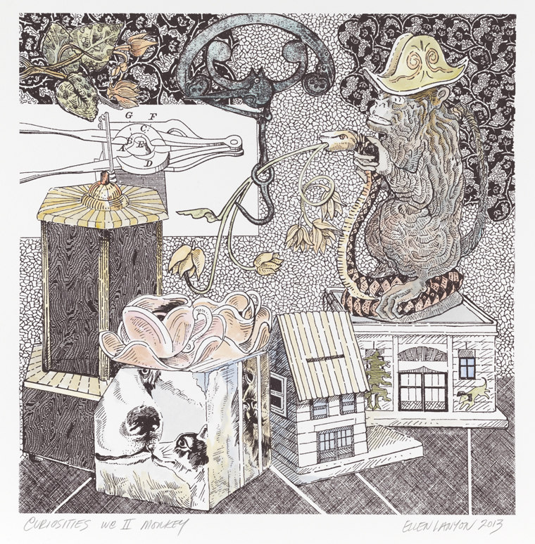 Curiosities WC II Monkey