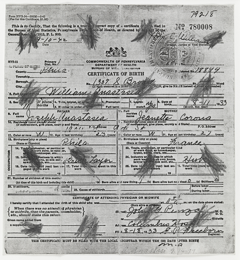 Untitled (Certificate of Birth)