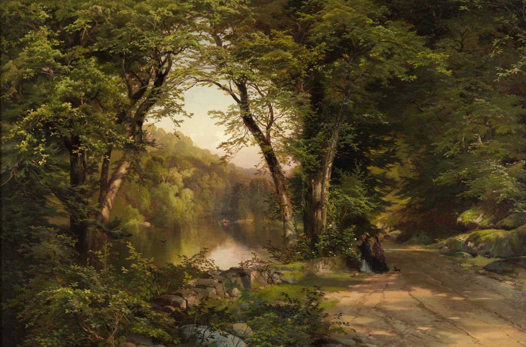 Two Women in the Woods