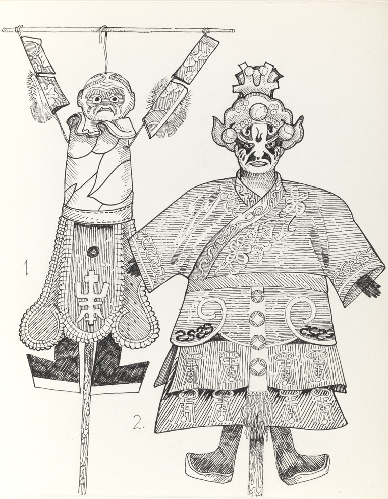 Drawing J, Book I, Personae, from Index: The Objects of My Obsession