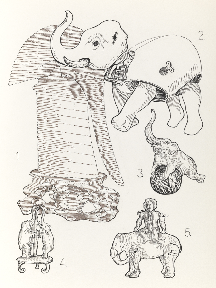 Drawing A, Book I, Animal, from Index: The Objects of My Obsession