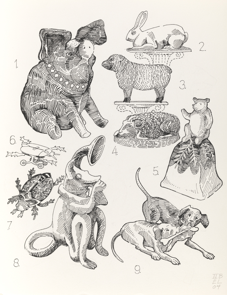 Drawing B, Book II, Animal, from Index: The Objects of My Obsession