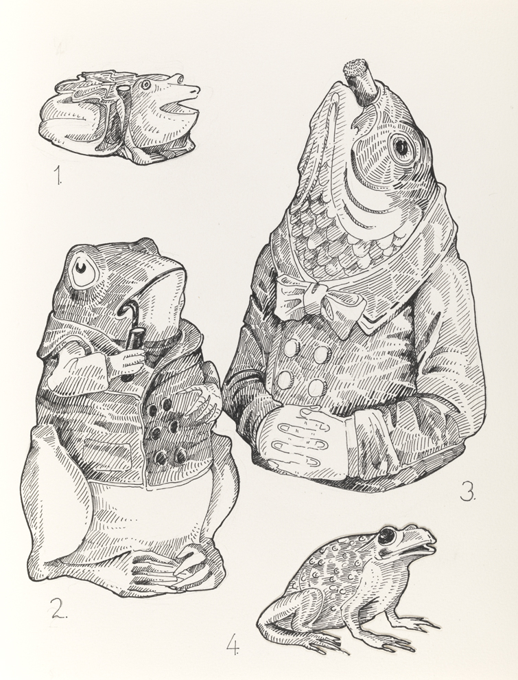 Drawing F, Book II, Animal, from Index: The Objects of My Obsession