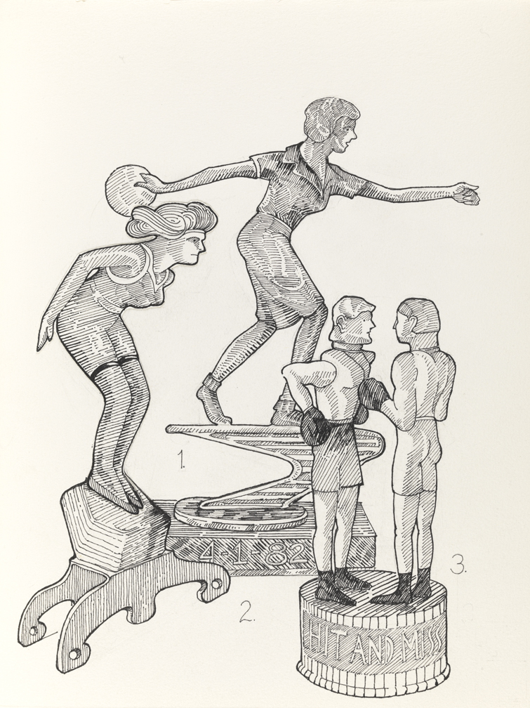 Drawing A, Book I, Personae, from Index: The Objects of My Obsession