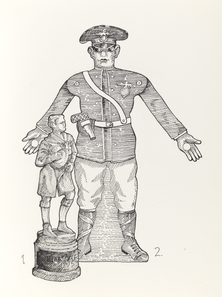 Drawing B, Book I, Personae, from Index: The Objects of My Obsession