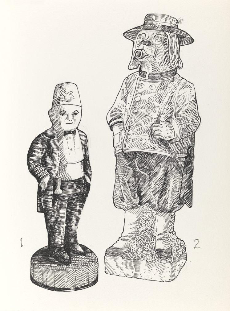 Drawing C, Book I, Personae, from Index: The Objects of My Obsession