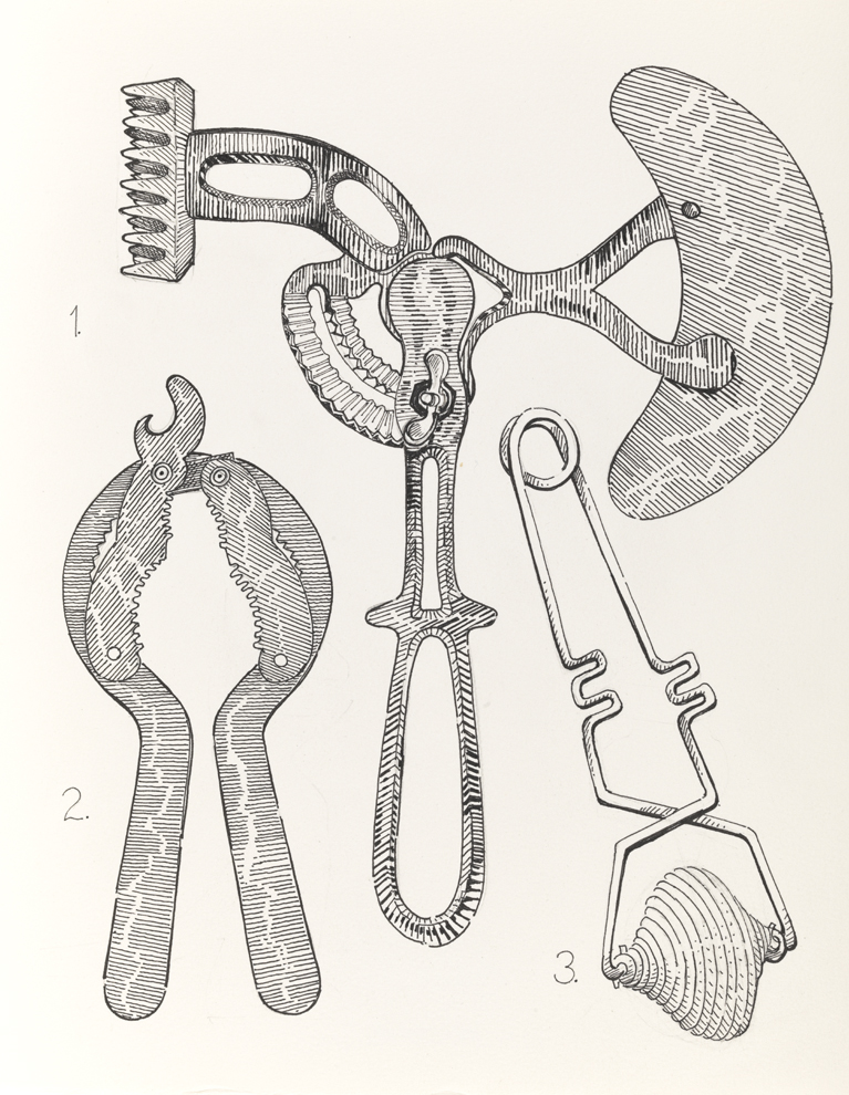 Drawing L, Book IV, Implements, from Index: The Objects of My Obsession