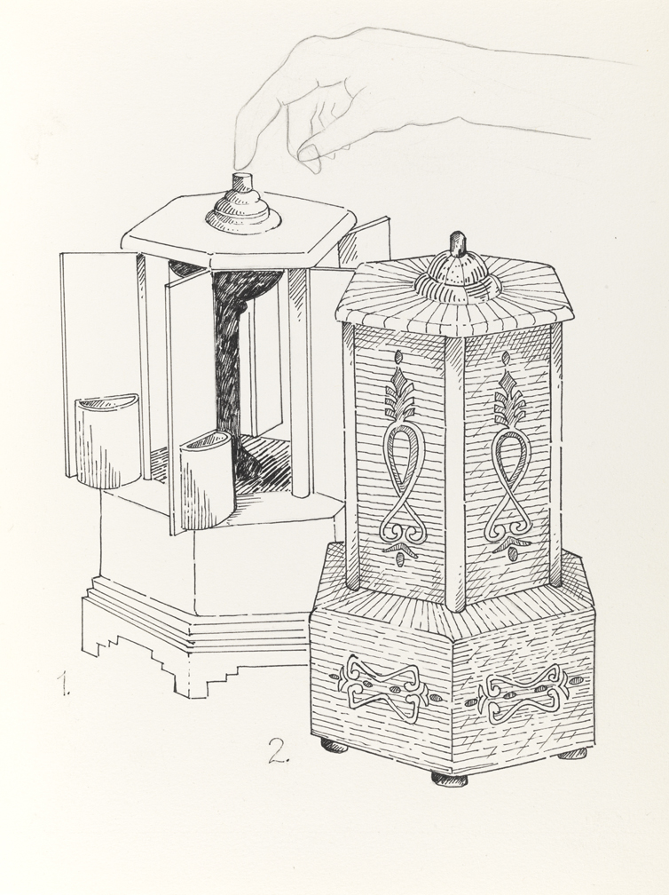 Drawing A, Book V, Dangerous Toys, from Index: The Objects of My Obsession