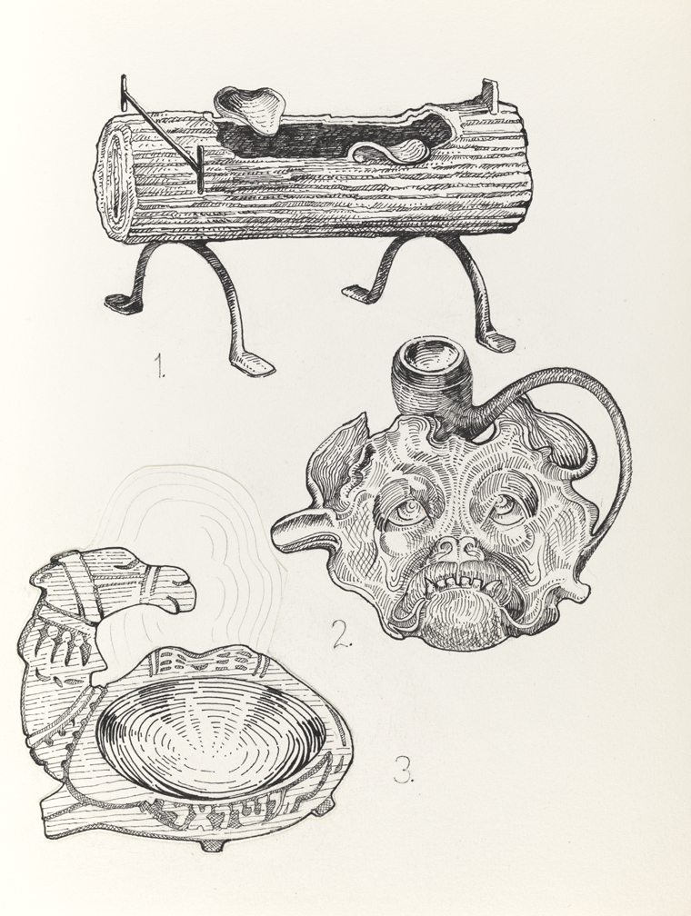 Drawing D, Book V, Dangerous Toys, from Index: The Objects of My Obsession