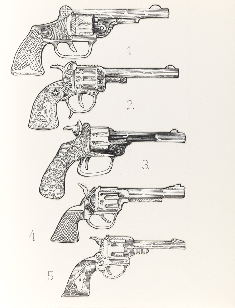 Drawing J, Book V, Dangerous Toys, from Index: The Objects of My Obsession