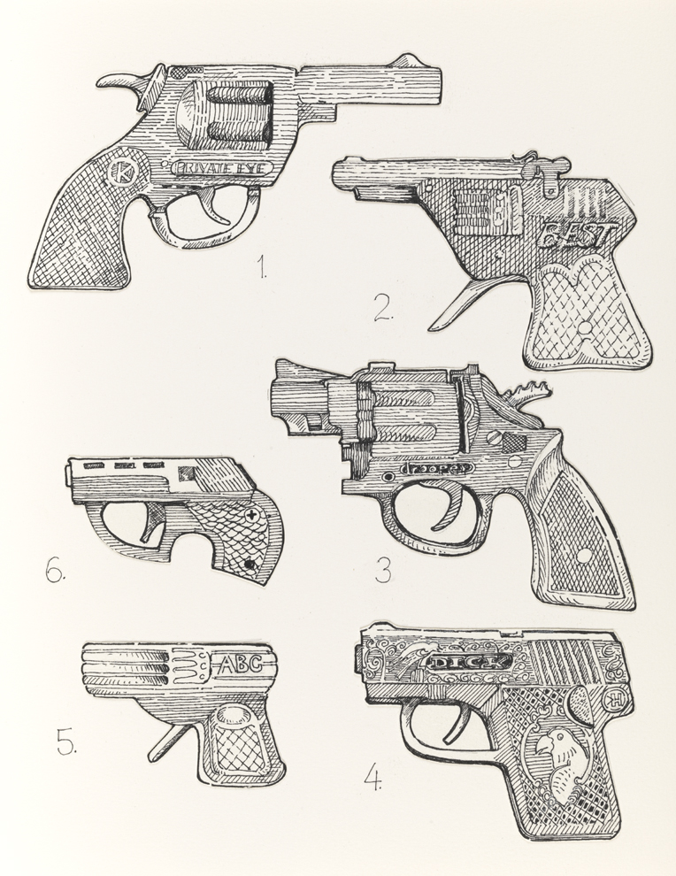 Drawing K, Book V, Dangerous Toys, from Index: The Objects of My Obsession