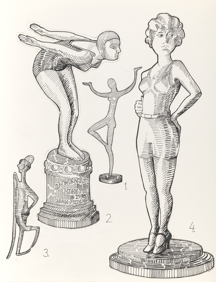 Drawing E, Book I, Personae, from Index: The Objects of My Obsession