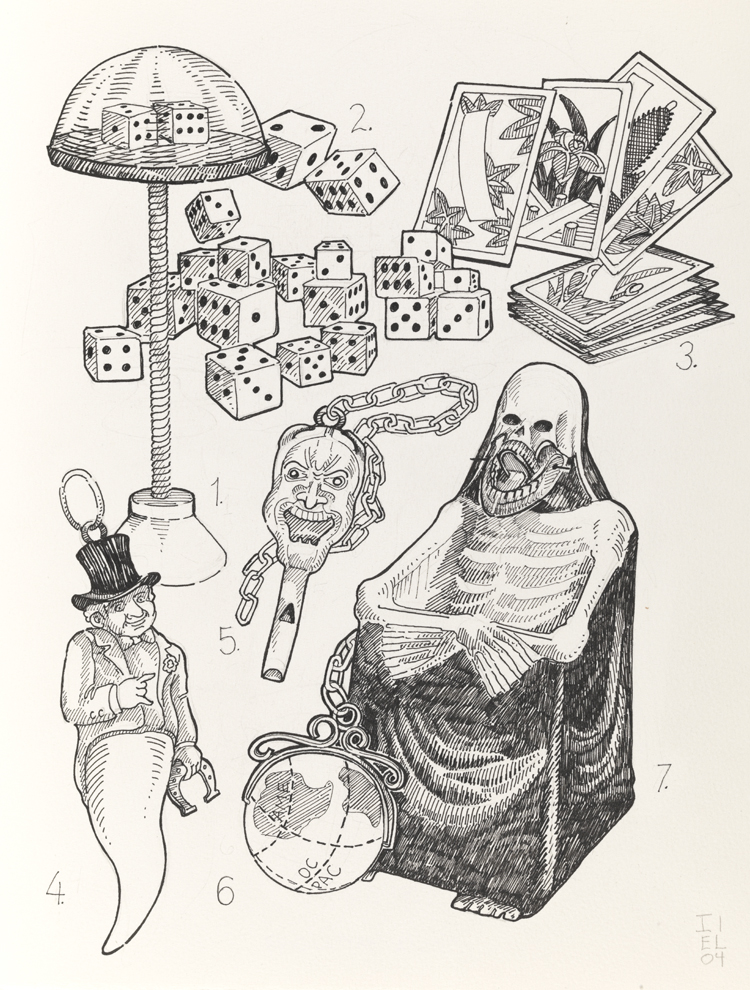 Drawing I, Book I, Personae, from Index: The Objects of My Obsession