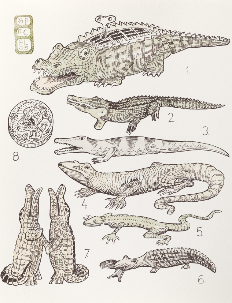 Plate C, Volume I, Book II, Folly Animale, from Index: The Objects of My Obsession