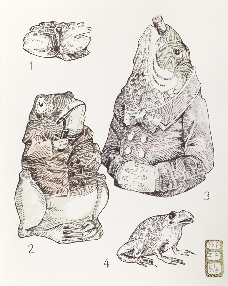 Plate F, Volume I, Book II, Folly Animale, from Index: The Objects of My Obsession