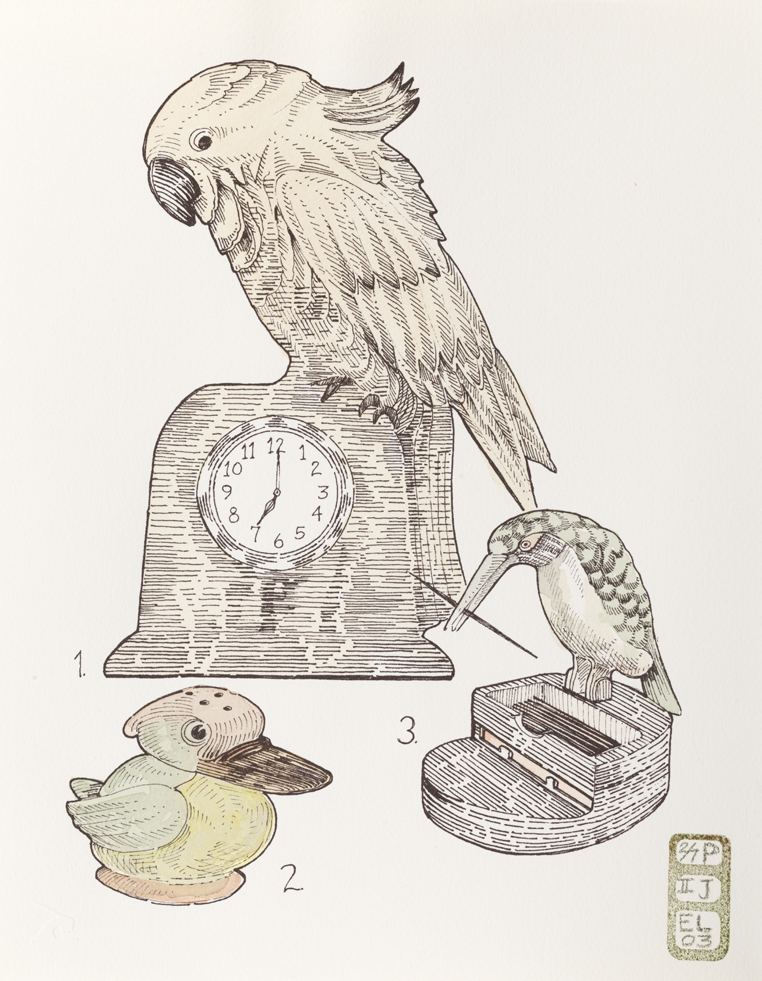 Plate J, Volume I, Book II, Folly Animale, from Index: The Objects of My Obsession