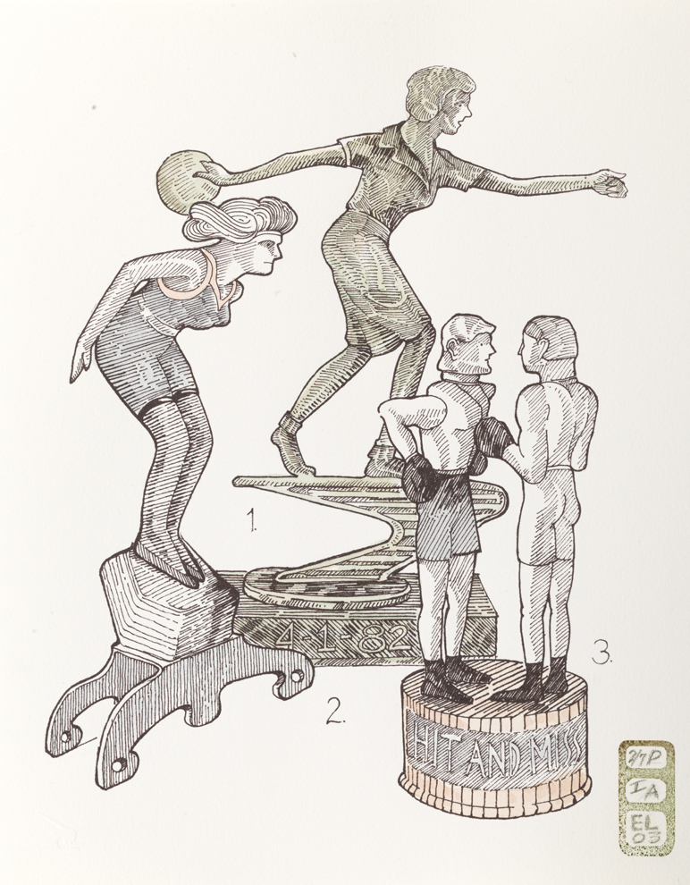 Plate A, Volume I, Book I, Personae, from Index: The Objects of My Obsession