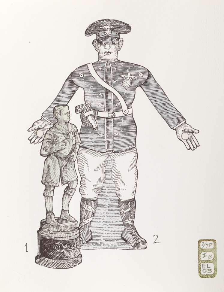 Plate B, Volume I, Book I, Personae, from Index: The Objects of My Obsession