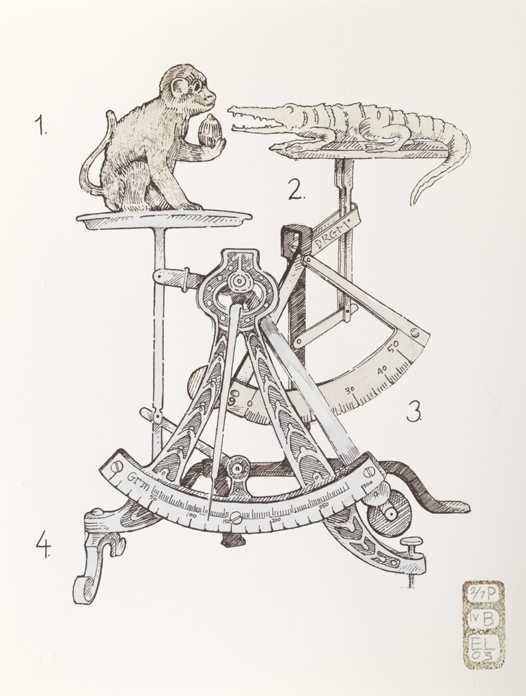 Plate B, Volume I, Book IV, Mechanique, from Index: The Objects of My Obsession