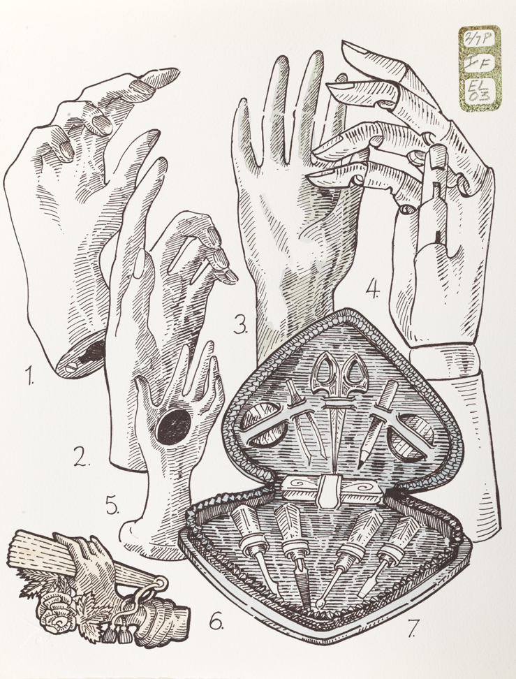 Plate F, Volume I, Book I, Personae, from Index: The Objects of My Obsession