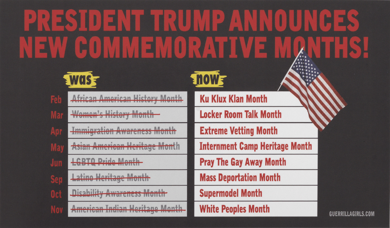 Trump Announces New Commemorative Months