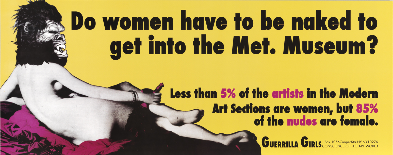 Do Women Have to Be Naked to Get Into the Met. Museum?