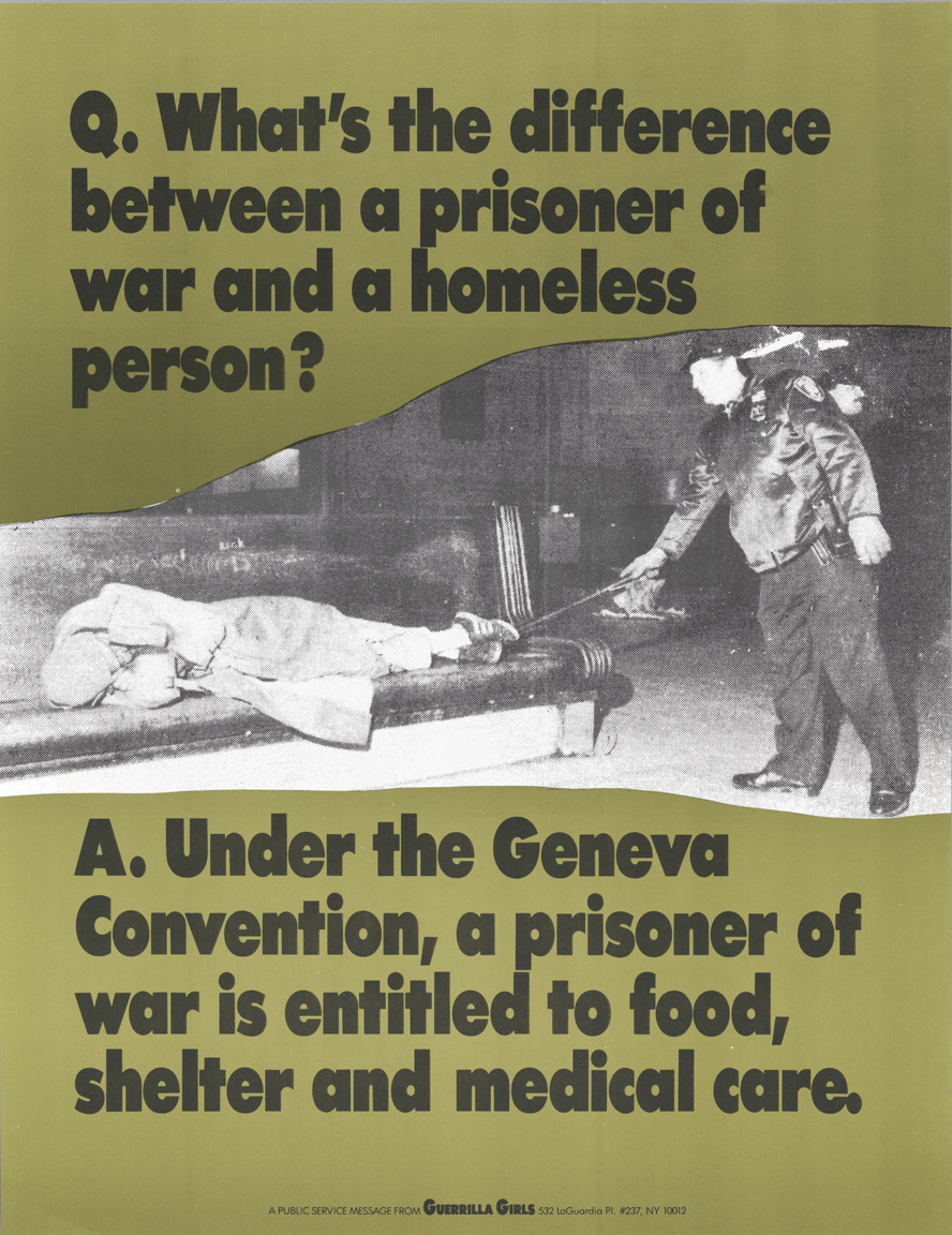 What's the Difference Between a Prisoner of War and a Homeless Person?