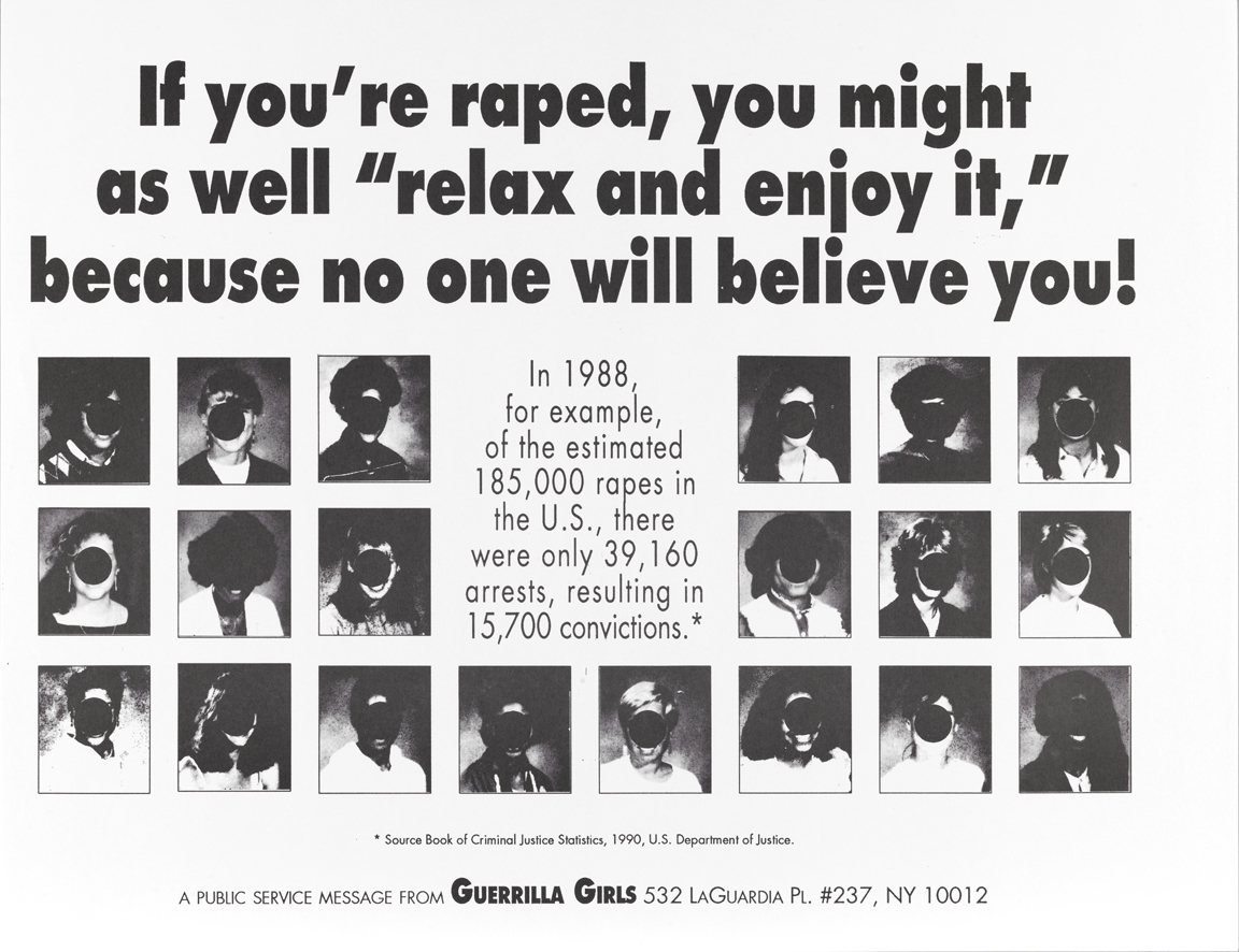 If You're Raped, You Might as Well "Relax and Enjoy It," Because No One Will Believe You