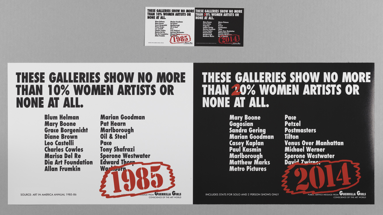 These Galleries Show No More Than 10% Women Artists Or None At All Recount