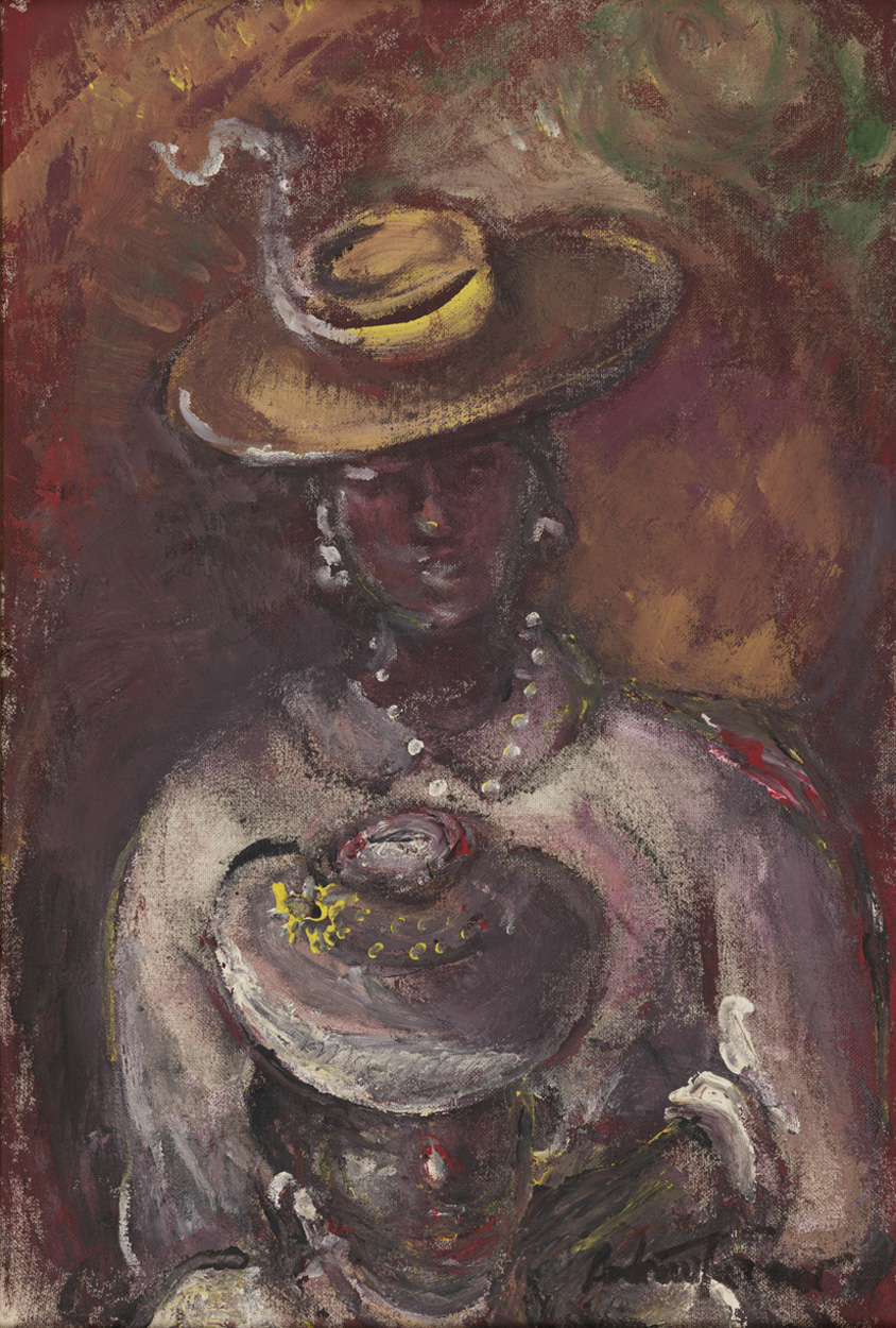 Untitled [Two woman with hats]